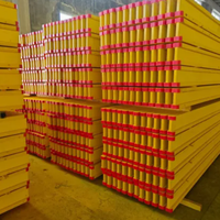 Poutre de coffrage en bois H20 durable pour le support de planchers et de toitures dans les projets de construction en béton