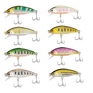 Señuelo de Pesca Minnow de 44mm y 4g, Micro Señuelo Artificial Duro para Trucha, Perca, Lubina, Agua Salada, Agua Dulce y Pesca en Río - Product Image 1