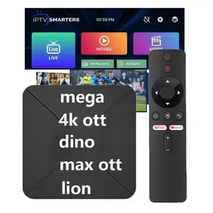 Android TV Box Subscription 12 Months ip tv M3U list Support Xtream API reseller panel 4k for tv box Support 123 devices