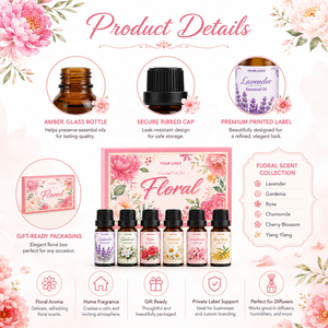 Ensemble d'huiles parfumées florales de haute qualité pour diffuseur, humidificateur, huiles d'aromathérapie pour la fabrication de bougies, de bains <span class=keywords><strong>et</strong></span> de parfums - Product Image 3