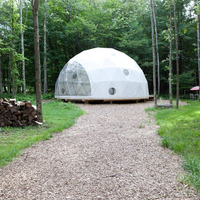 Guangzhou tente gonflable bulle igloo dôme tente ronde pvc portes restaurant dôme tente