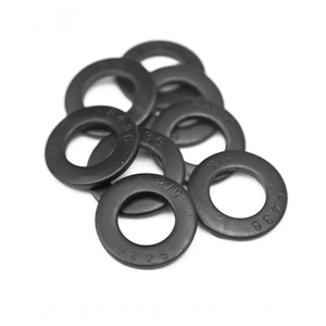 Acier au carbone plaqué zinc haute résistance ASTM F436, laiton plat DIN125 M24, simple - Product Image 4