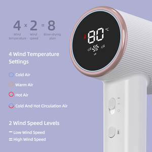 Secador de Pelo de Alta Velocidad, 110,000 RPM, para Mujeres y Hombres, Secado Rápido, 300 Millones de Iones Negativos, Control de Calor Inteligente - Product Image 4