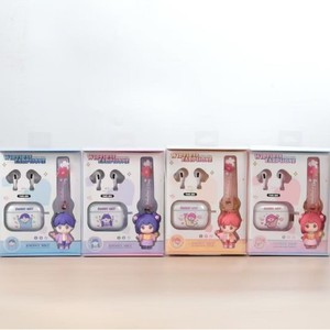 หูฟังไร้สาย TWS K31 บลูทูธ 5.4 ชุดพวงกุญแจลายอนิเมะดอกซากุระ - Product Image 1