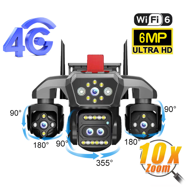 AI Human Detection Camera 8MP WiFi CCTV Indoor with Real-Time Phone Alert Two-Way Audio TF Recording for Apartment App Control