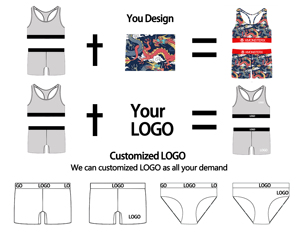 Set di Bralette sportive su misura senza soluzione di continuità per il Fitness Crop <span class=keywords><strong>Top</strong></span> a costine modello sportivo in vita da <span class=keywords><strong>donna</strong></span> <span class=keywords><strong>intimo</strong></span> da <span class=keywords><strong>donna</strong></span> - Product Image 2