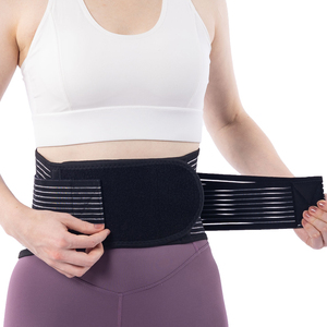 Cintura di Supporto Lombare Regolabile, <span class=keywords><strong>Fascia</strong></span> Nera per <span class=keywords><strong>Schiena</strong></span> e Vita, Supporto Lombare per Uomini e Donne - Product Image 3