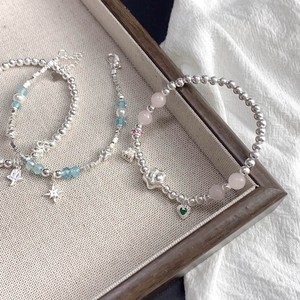 Pulsera de Jade Hetian de Plata Pura 999 con Engaste de Bisel en Forma de Campana, Joyería para Uso Diario de Mujer F-005 - Product Image 3
