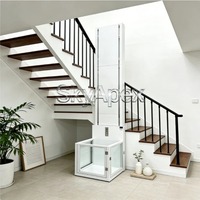 Ascenseur hydraulique pour maison, entrepôt, grenier, villa, maison à deux ou trois étages, petit ascenseur domestique
