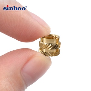 Sinhoo M5 M4 M3 M2 M2.5ชุดความร้อนทองเหลือง M6แบบสอดเกลียวน็อตสำหรับการพิมพ์3D พลาสติก - Product Image 1
