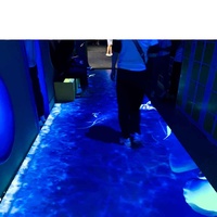 Projecteur de système de sol interactif dynamique jeu pour enfants pour aire de jeux intérieure pour enfants