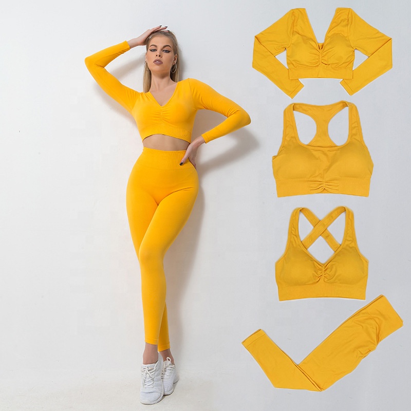 [Бесплатный образец] Йога Брюки женские бесшовными леггинсами услуги по обработке одежды небольшие по индивидуальному заказу