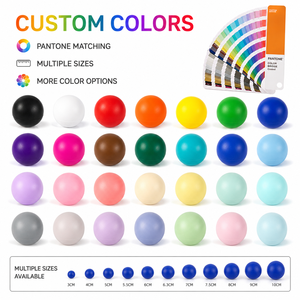 Custom Color Round PU Stress Ball Soft Foam Squeeze Ball for Stress Relief Anxiety Personalized <b>Desk</b> <b>Toy</b> Corporate Giveaway - Product Image 3