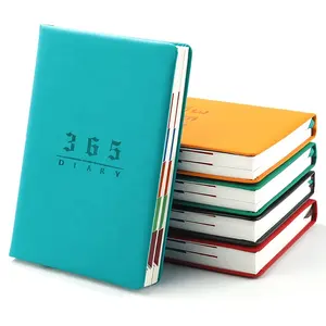 नई आगमन डिजाइन अपने खुद के स्टिकर शीट 365 योजनाकार नोटबुक व्यक्तिगत कस्टम दैनिक एजेंडा 2024