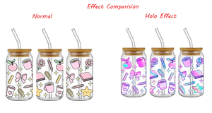 Giáo viên trường ngày Holographic UV dtf cup kết thúc tốt đẹp chuyển tùy chỉnh dán không thấm nước khẳng định UV dtf cup bọc chuyển - Product Image 2