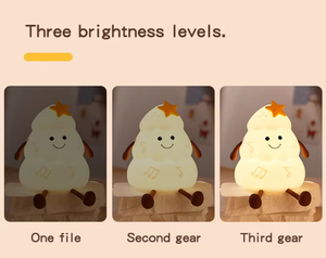 Pequeña Lámpara Nocturna de Silicona con Forma de Árbol de Navidad para Niños, Lámpara LED Recargable por USB, Lámpara de Noche Suave al Tacto, Regulable, Regalo Navideño para Dormitorio - Product Image 6