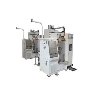 Hot sale Dual-head small wire drawing machine copper wire making machine with Continuous Annealing Machine for Copper