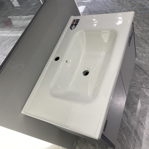 WJL 2026 <span class=keywords><strong>Mueble</strong></span> de <span class=keywords><strong>Baño</strong></span> de Acero Inoxidable con Espejo Iluminado de Alta Calidad, Lavabo de Cerámica Gris, Conjunto de Muebles de <span class=keywords><strong>Baño</strong></span> con Almacenamiento - Product Image 5
