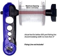 Enrouleur de ligne de pêche Portable, bobine de bobine, Machine à filer, Baitcasting, bobine de bobine, Station de bobine