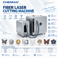 Machine de découpe laser à fibre de bureau Shandong Chenmai 4040 800W, découpeuse CNC 400x400mm pour acier inoxydable, laiton, aluminium
