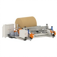 Machine de découpe de rouleaux de papier kraft OULI 1500/1800/2500 avec PLC Delta, engrenage automatique et coupeur à roulement