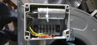 Hoyofan haut débit d'air 12-12 coquille d'escargot ventilateur centrifuge industriel avec moteur AC 380V pour la Ventilation et l'échappement de l'air
