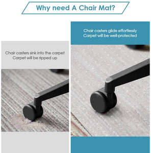 <span class=keywords><strong>Tapis</strong></span> rectangulaire transparent protecteur de sol <span class=keywords><strong>tapis</strong></span> de <span class=keywords><strong>chaise</strong></span> en PVC clouté <span class=keywords><strong>antidérapant</strong></span> - Product Image 6