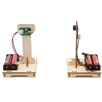 Puzzle en bois fait à la main, modèle d'alarme infrarouge, kit d'outils expérimentaux pour la science scolaire, jouets de visée laser pour étudiants