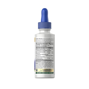 Complejo de vitamina B sublingual Gotas <span class=keywords><strong>B12</strong></span> Baya con sabor vegetariano no OGM Suplemento dietético sin gluten Carlyle B-Complex líquido - Product Image 2
