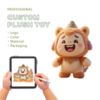 Jouets en peluche en coton PP personnalisés OEM/ODM, style désert, peluches Prince, poupée d'image d'entreprise, mascotte d'événement, marque TOBTOYS, MOQ