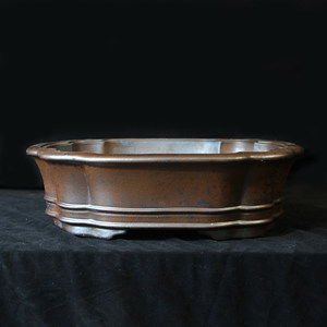 Maceta Rectangular de Bonsái Hecha a Mano con Arcilla Púrpura Zisha, Estilo Antiguo, Cocida a Alta Temperatura, para Escritorio - Product Image 1