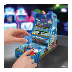 Consola de Juegos Portátil Sonic Hedgehog Mini Arcade Player Azul con 3000 Juegos Integrados, Resolución de Pantalla 480x320, Sin Pantalla Táctil - Product Image 4