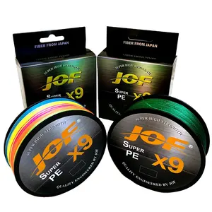 JOF X9 500M Braided Fishing Line 9 Strands 20-80LB long line fishing MultiColor Multifilament sea fishing line