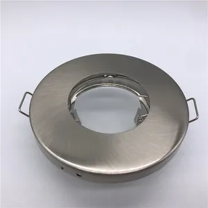 गोल आकार छोटे Mr16 Gu10 हलोजन चीन बाथरूम फिटिंग IP65 पानी के सबूत Recessed नीचे प्रकाश