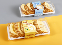 Plateaux à sandwich réutilisables TRAYA en PET écologique, lot de 6, avec couvercles, pour la restauration et la préparation de repas, gaufrage disponible
