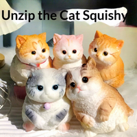 Jouet Squishy Chat Réaliste Géant 709g en TPR, Figurine Chaton Douce et Moelleuse à Presser, Ornement de Bureau Esthétique, Anti-Stress