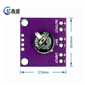 Convertisseur Boost à récupération d'énergie BQ25570, sortie 3,3 V, module solaire à montage sur carte - Product Image 5