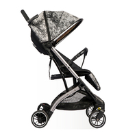 Baobaohao Ventes Directes Haute Qualité Portable Alliage Double Poussette Bébé Chariot Pliable Nouveau-nés Landau Haute Usine Nouveau