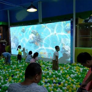 เกมทุบลูกบอลโลหะแบบอินเทอร์แอคทีฟสำหรับเด็ก ระบบฉายภาพบนผนังในร่ม ขนาด 2x3 เมตร รองรับผู้เล่นได้ 50 คน สนามเด็กเล่นในร่มสำหรับสาธารณะ 60+ - Product Image 6