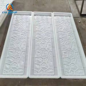 Il blocco di plastica in gomma prefabbricata forma lo stampo per recinzione in calcestruzzo - Product Image 3