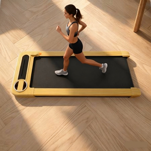 Max người dùng 110kg 3 trắng Màn hình LED đỉnh 1.65hp 1-6Km/h tốc độ dưới bàn di động đi bộ Pad Máy chạy bộ điện để sử dụng nhà - Product Image 1