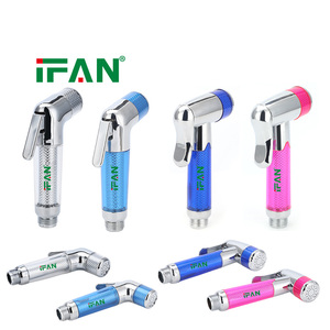 IFAN Ensemble de pulvérisation portable léger en plastique pour voyage avec <span class=keywords><strong>douchette</strong></span> musulmane - Product Image 3