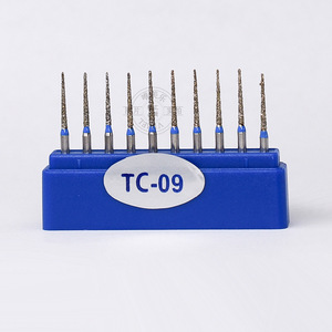 Fresas Dentales Vimel FG, Paquete de 10, Abrasivo de Diamante para Taladros Dentales - Product Image 2