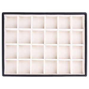 ถาดโชว์เครื่องประดับอเนกประสงค์แบบกำหนดเอง วางซ้อนกันได้ สำหรับโชว์สร้อยคอ แหวน ขายส่ง - Product Image 1