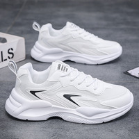 Baskets décontractées pour hommes, style 'Dad Sneakers', en maille, à semelle épaisse, rehaussantes et légères, pour le sport et le quotidien, de conception OEM