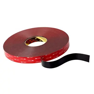 3M 5952 High-Performance Black Double-Sided Auto Adhesive Tape for Safeguarding Surfaces Made from Foam with Acrylic Adhesive