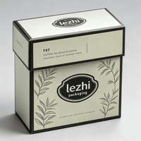 Boîte d'emballage de luxe personnalisée pour café et thé, avec logo sur mesure, pour petits sachets de thé, en carton, pour cadeaux