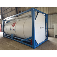 17/18/19 CBM réservoir chimique conteneur acide chlorhydrique muriatique récipient de stockage 20ft ISO réservoir conteneur avec doublure en PE