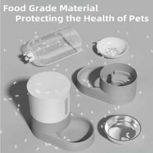 Automatic Love <b>Cat</b> Dog Food & Water Dispenser Waterproof Eco-Friendly PP Indoor Pet <b>Feeder</b> for Small/Medium Pets - Product Image 2