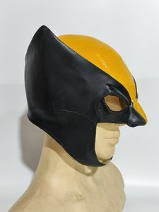 Casco de Látex de PVC para Disfraz de Superhéroe Adulto, Máscara de <span class=keywords><strong>Wolverine</strong></span> para Cosplay, Halloween, Navidad y Fiestas de Disfraces - Product Image 2